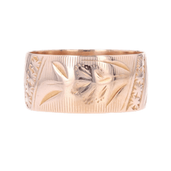 Bague Bandeau en or rose - Castafiore
