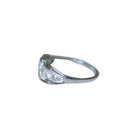 Bague Bandeau en platine et diamants - Castafiore