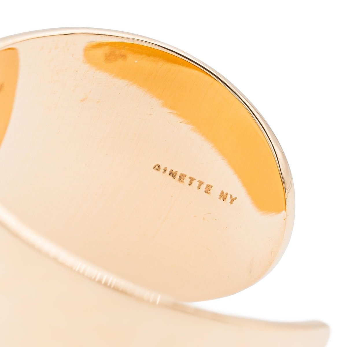 Bague Bandeau GINETTE NY "Bliss" en or rose - Castafiore