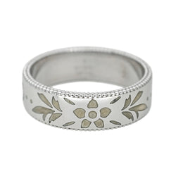 Bague Bandeau GUCCI "Blossom" en or blanc - Castafiore