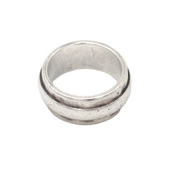Bague Bandeau JEAN DESPRÉS en argent - Castafiore