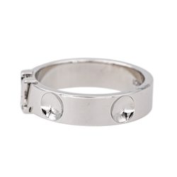Bague Bandeau LOUIS VUITTON "Empreinte" en or blanc - Castafiore