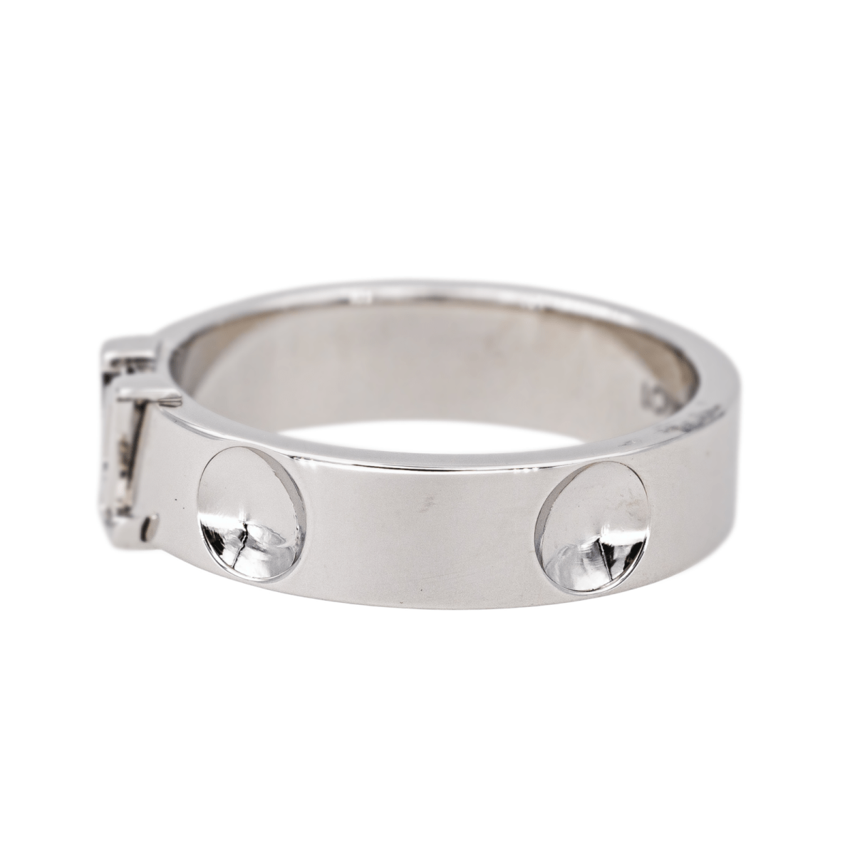 Bague Bandeau LOUIS VUITTON "Empreinte" en or blanc - Castafiore