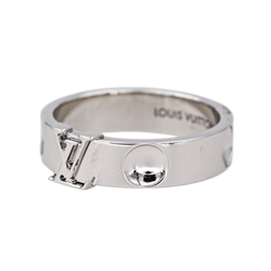 Bague Bandeau LOUIS VUITTON "Empreinte" en or blanc - Castafiore