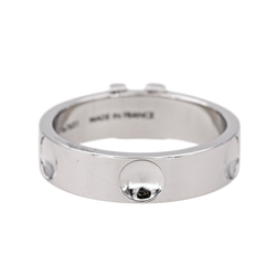 Bague Bandeau LOUIS VUITTON "Empreinte" en or blanc - Castafiore