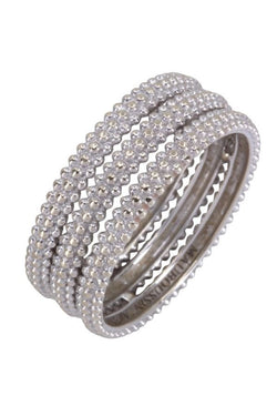 Bague Bandeau MAUBOUSSIN "Le Premier Jour" en or blanc - Castafiore