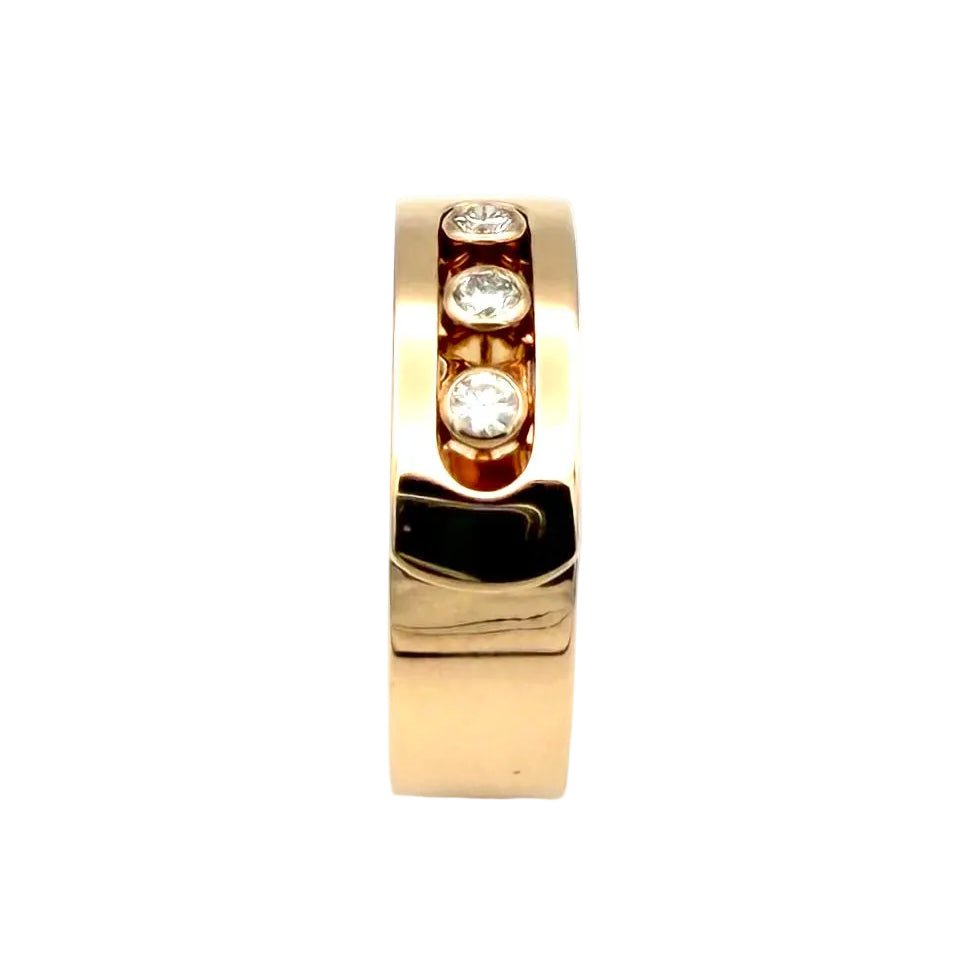 Bague Bandeau MESSIKA "Move Noa" PM en or rose et diamants - Castafiore
