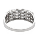 Bague Bandeau Or blanc Diamant - Castafiore