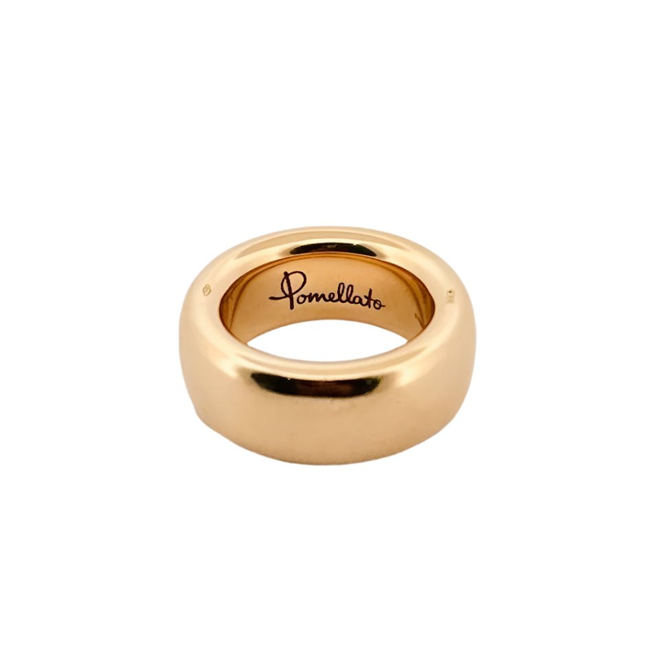 Bague Bandeau POMELLATO, "Iconica Slim" en or jaune - Castafiore