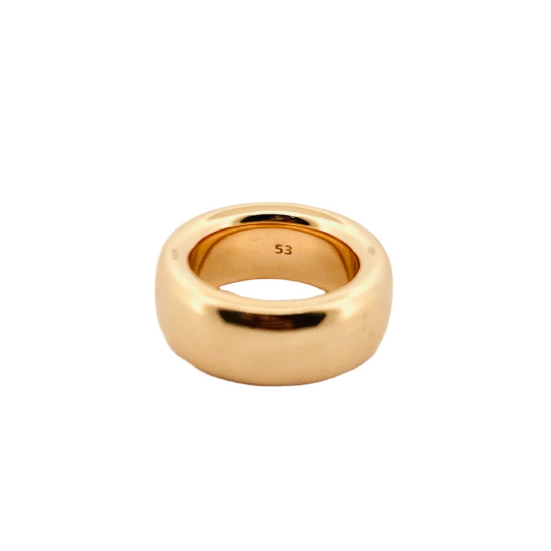 Bague Bandeau POMELLATO, "Iconica Slim" en or jaune - Castafiore