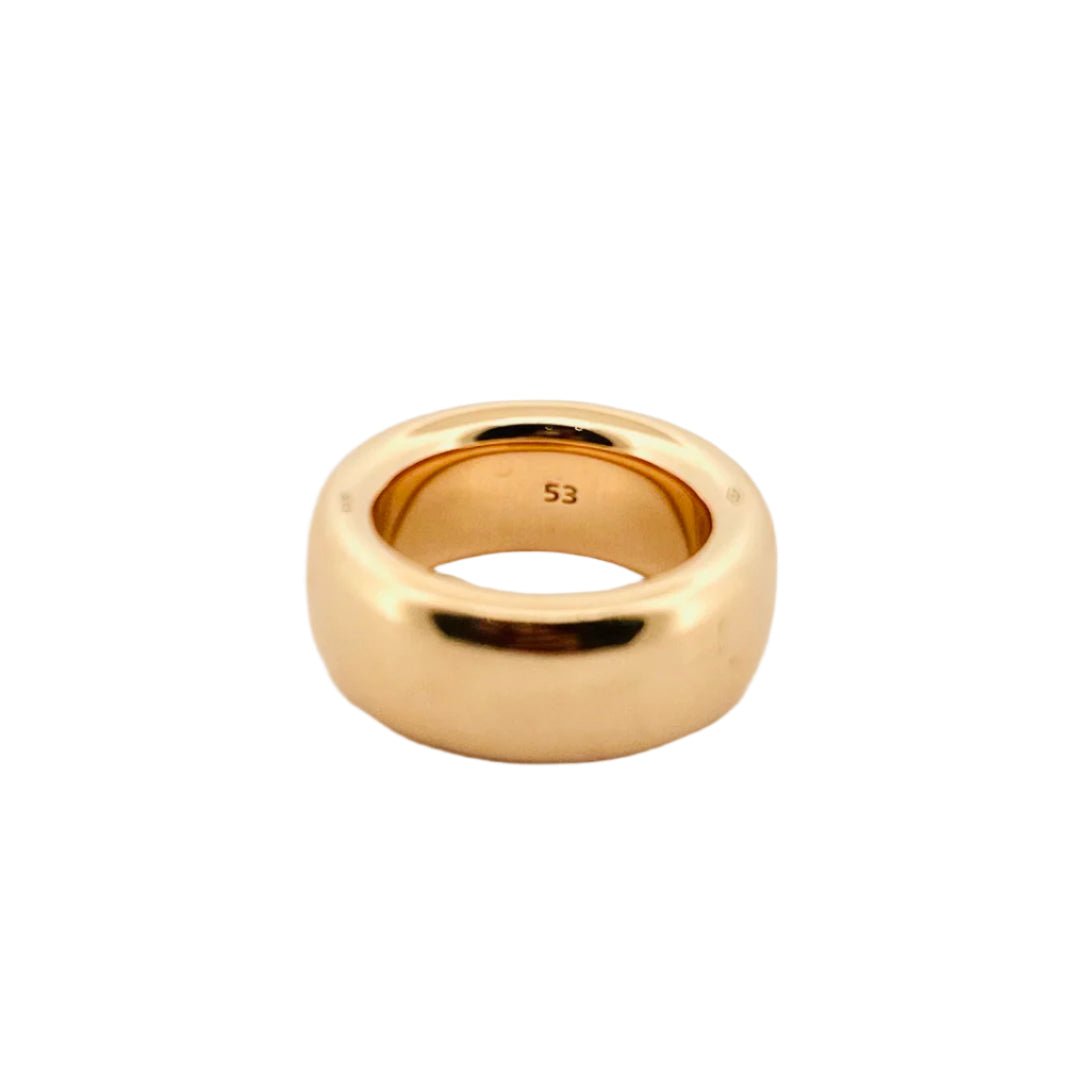Bague Bandeau POMELLATO, "Iconica Slim" en or jaune - Castafiore