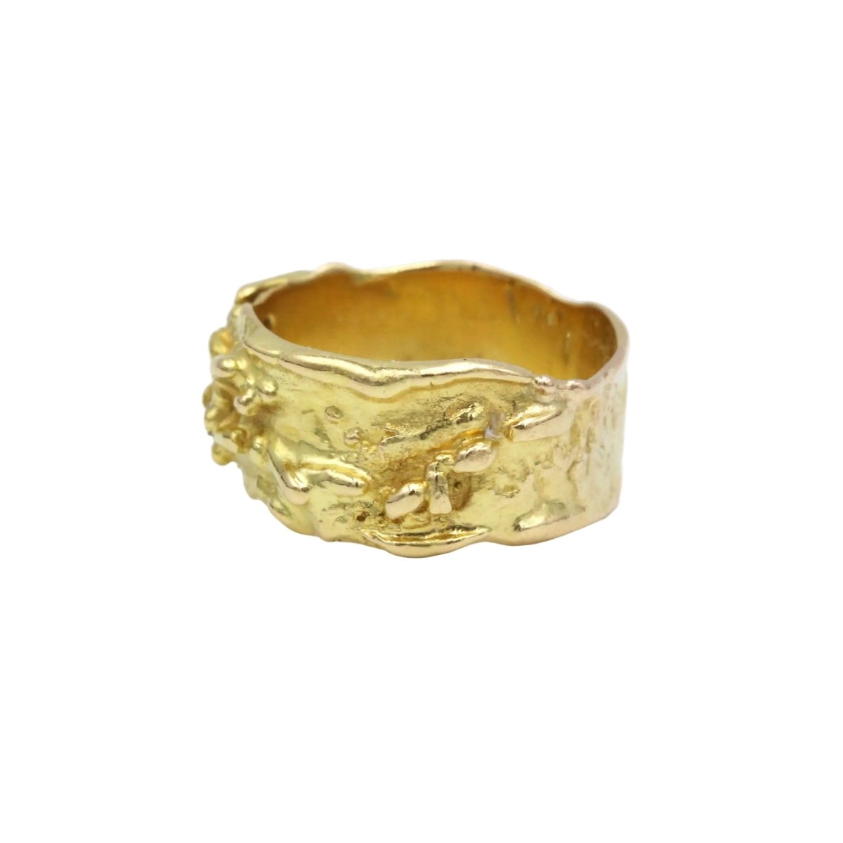Bague Bandeau ROLAND SCHAD en or jaune et diamants - Castafiore