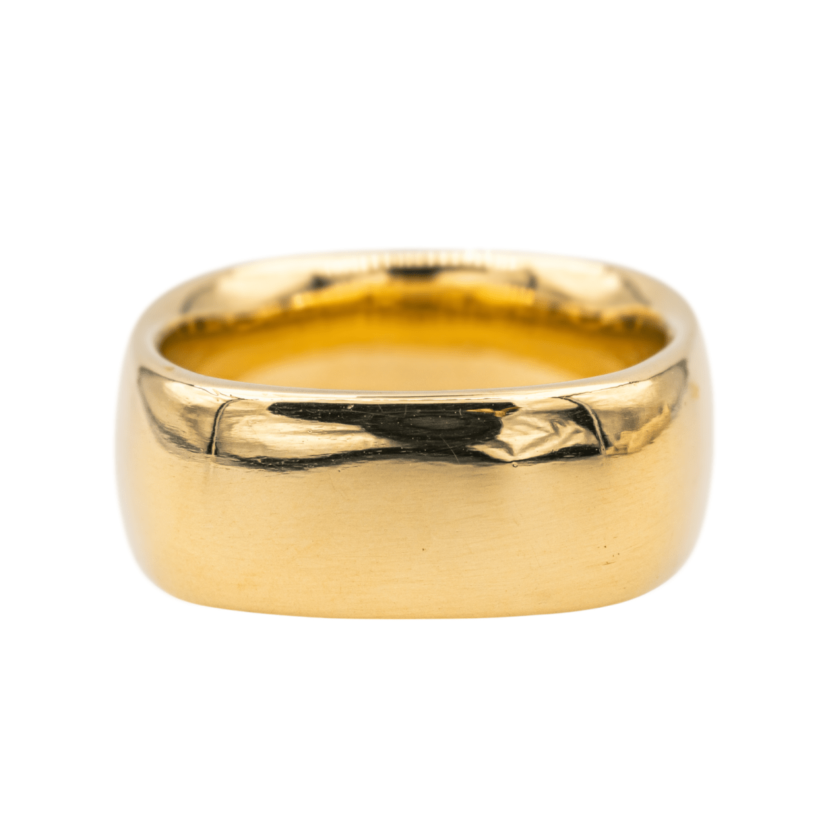 Bague Bandeau TIFFANY & CO. "Carrée à Coussin" en or jaune - Castafiore