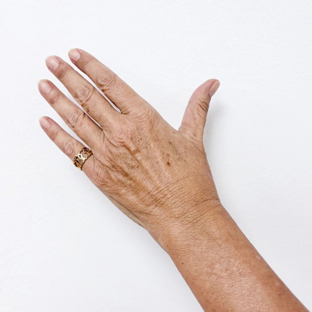 Bague Bandeau TOUS "Silueta" en or jaune - Castafiore