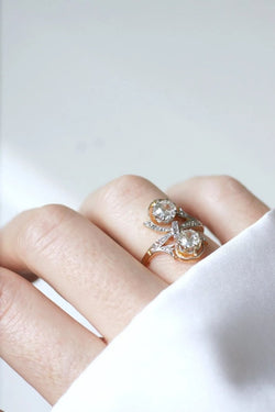 Bague Belle Epoque Toi et moi Diamants - Castafiore