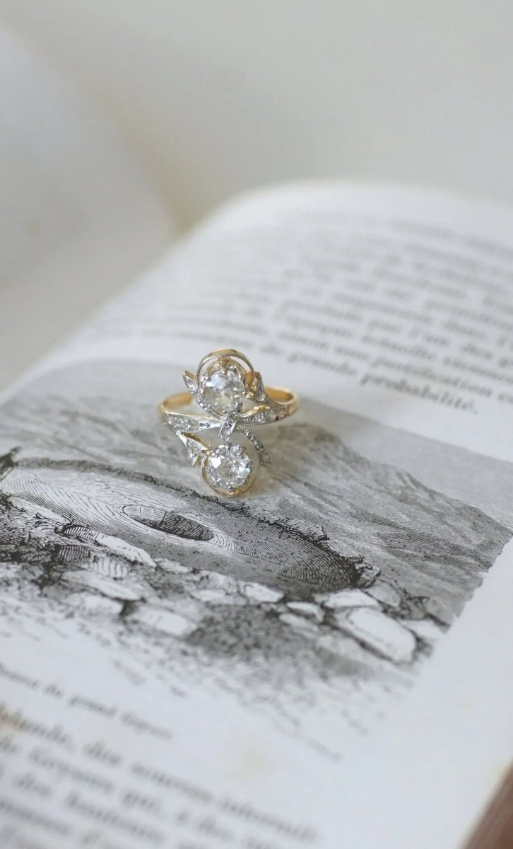 Bague Belle Epoque Toi et moi Diamants - Castafiore
