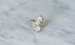 Bague Belle Epoque Toi et moi Diamants - Castafiore