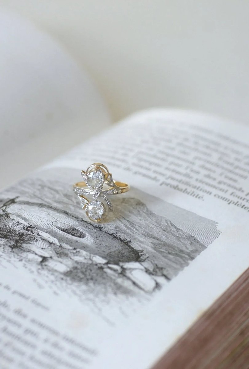 Bague Belle Epoque Toi et moi Diamants - Castafiore