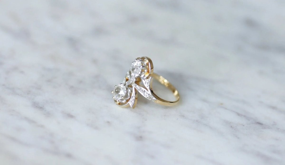 Bague Belle Epoque Toi et moi Diamants - Castafiore