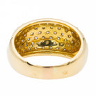 Bague Bombée Or jaune Diamant - Castafiore