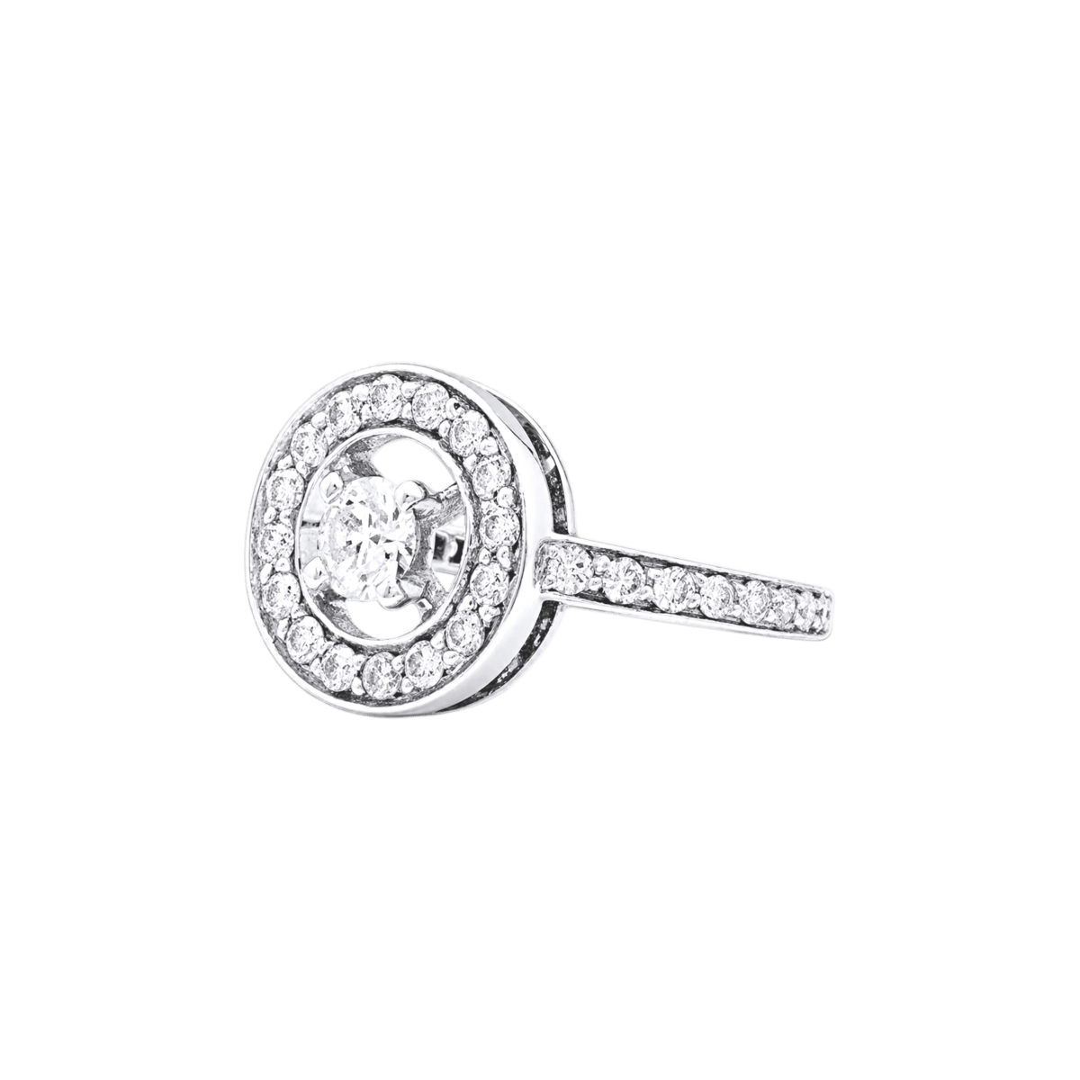 Bague BOUCHERON "Ava" en or blanc et diamants - Castafiore