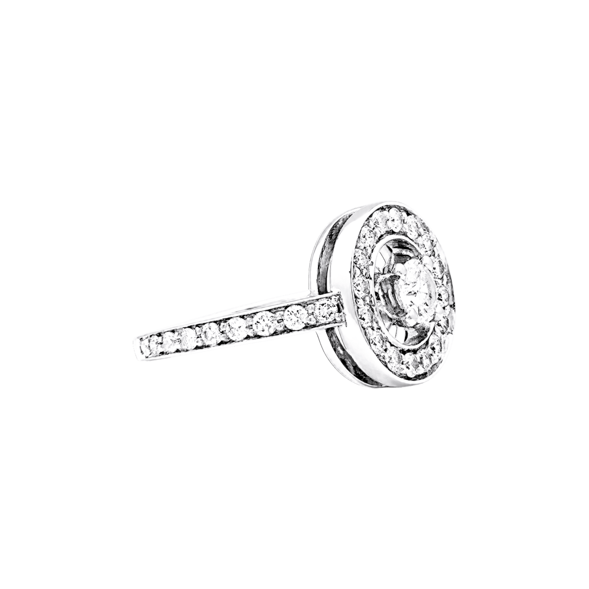 Bague BOUCHERON "Ava" en or blanc et diamants - Castafiore