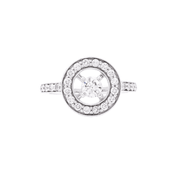 Bague BOUCHERON "Ava" en or blanc et diamants - Castafiore