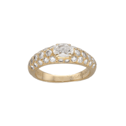 Bague BOUCHERON "Axelle" en or jaune et diamants - Castafiore