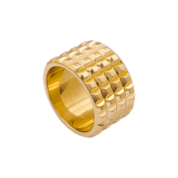 Bague BOUCHERON "Clou de Paris" en or jaune. - Castafiore