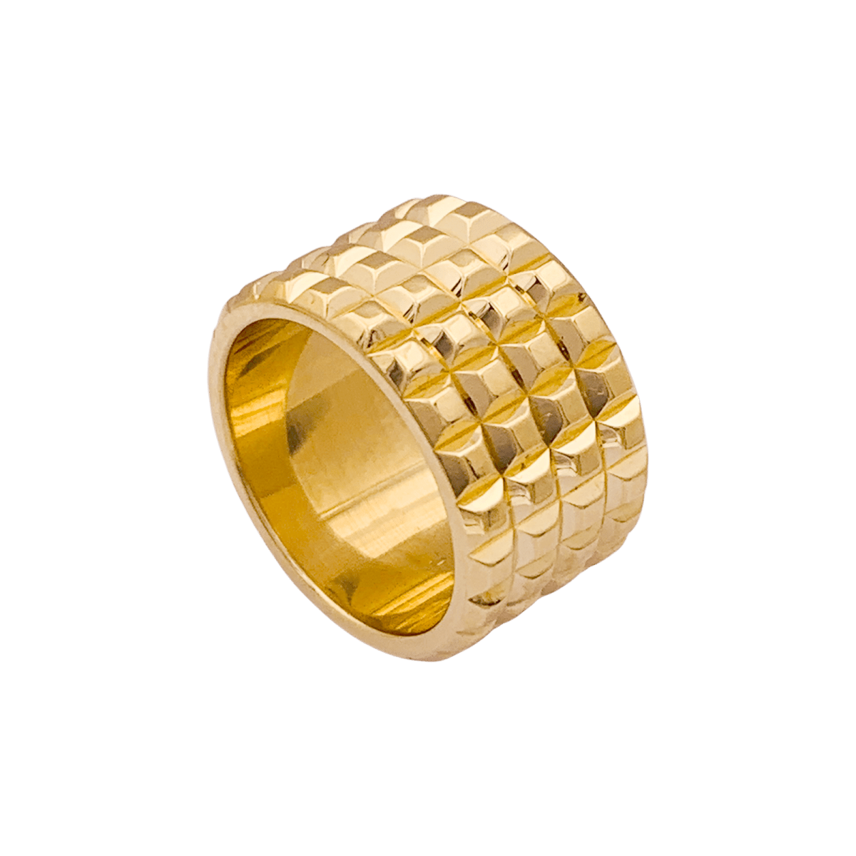 Bague BOUCHERON "Clou de Paris" en or jaune. - Castafiore