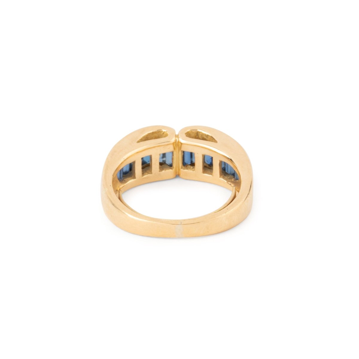 Bague BOUCHERON en or jaune et saphirs - Castafiore