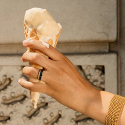 Bague BOUCHERON en or jaune et saphirs - Castafiore