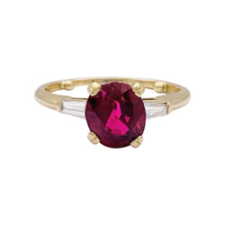Bague BOUCHERON en or jaune, rubis et diamant - Castafiore