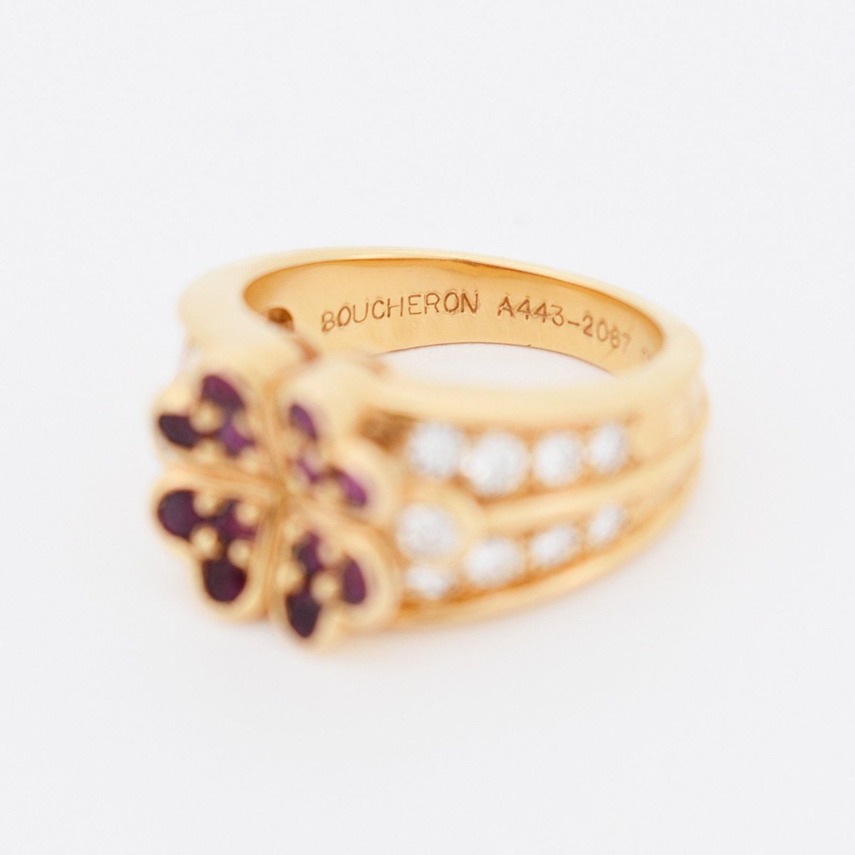 Bague BOUCHERON en or, rubis et diamants - Castafiore