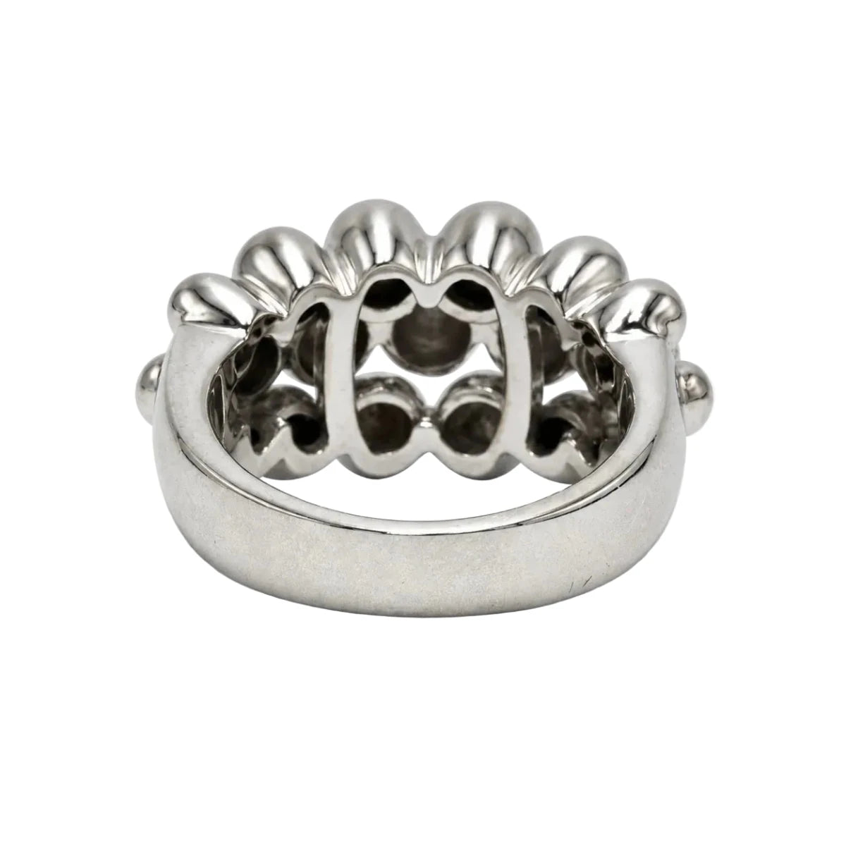 Bague BOUCHERON "Grains de raisin" en or blanc - Castafiore