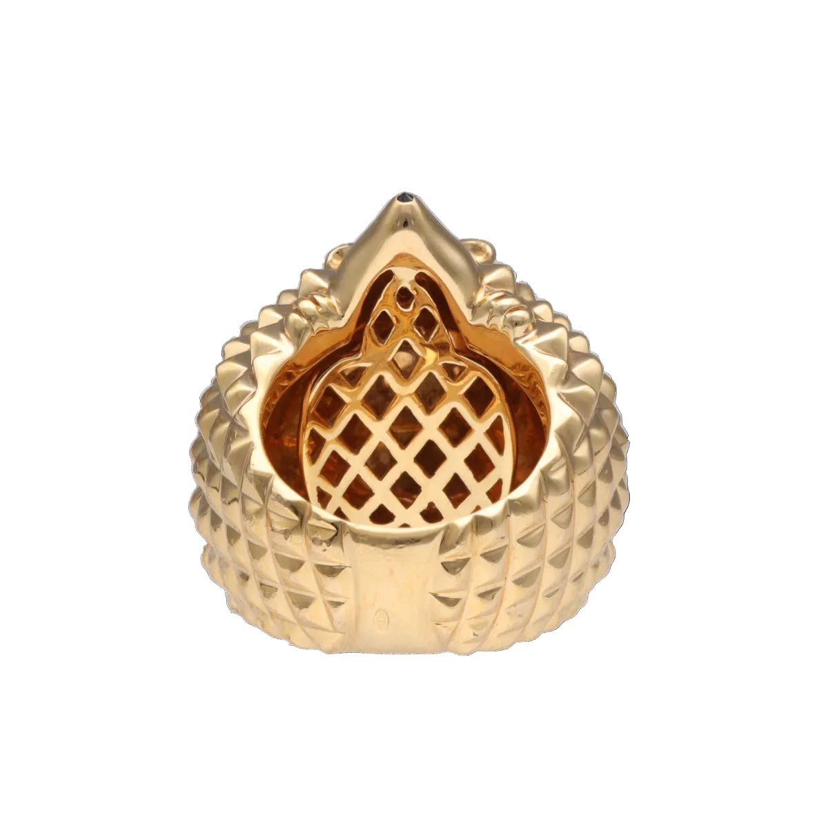 Bague BOUCHERON "Hanz le Hérisson" en or jaune et rubis - Castafiore