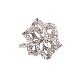 Bague BOUCHERON Pensée en or jaune et diamants - Castafiore