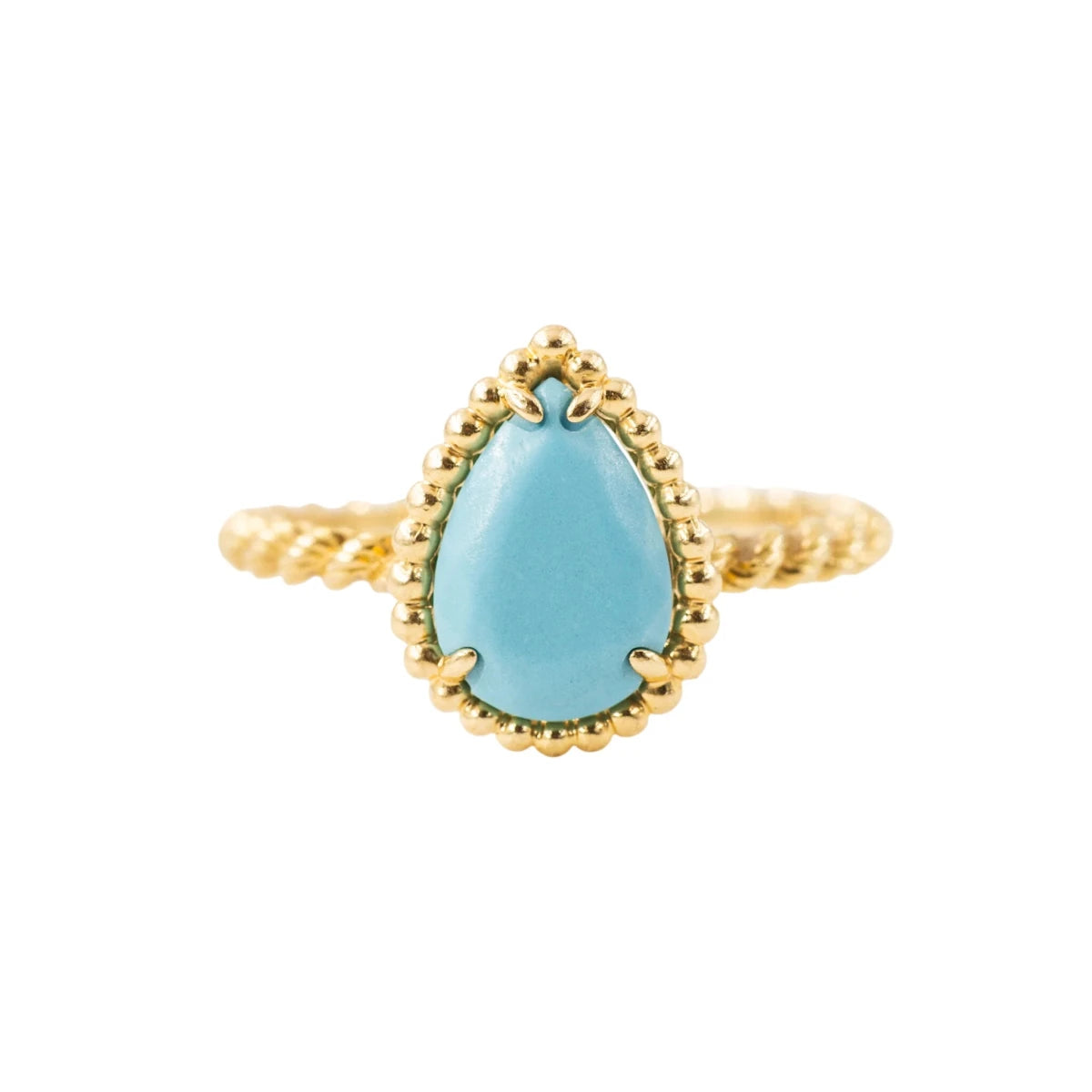 Bague BOUCHERON "Serpent Bohème" en or jaune et turquoise - Castafiore