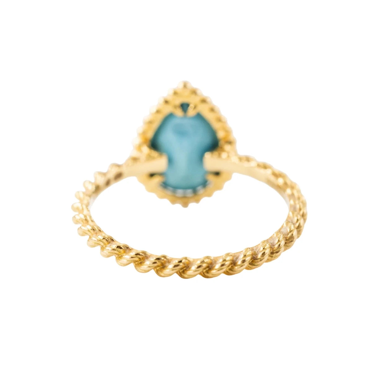 Bague BOUCHERON "Serpent Bohème" en or jaune et turquoise - Castafiore
