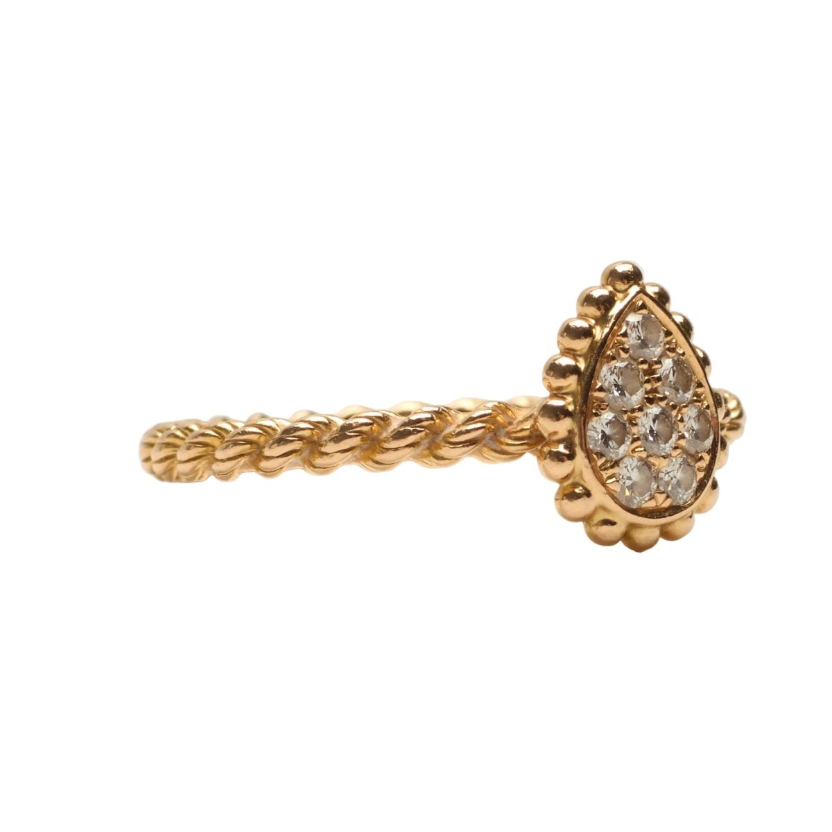 Bague BOUCHERON "Serpent Bohème" en or rose et diamants - Castafiore