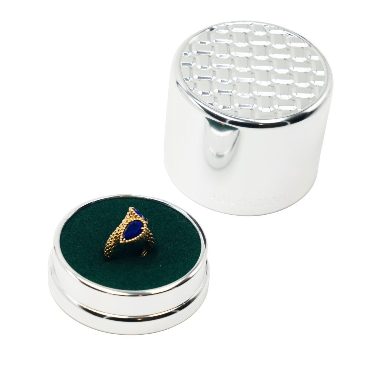 Bague BOUCHERON "Serpent Bohème Toi et Moi" en or jaune et lapis lazuli - Castafiore