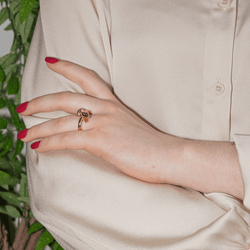 Bague BOUCHERON "Trouble Serpent" en or jaune - Castafiore