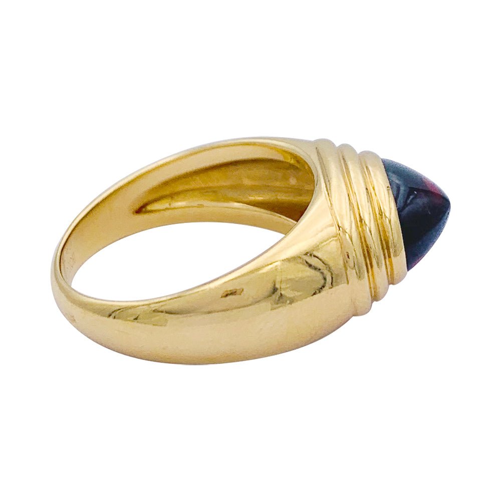 Bague Boucheron,"Jaïpur", or jaune, grenat - Castafiore