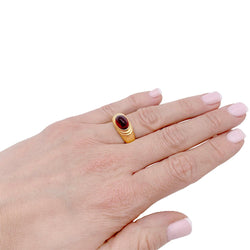 Bague Boucheron,"Jaïpur", or jaune, grenat - Castafiore