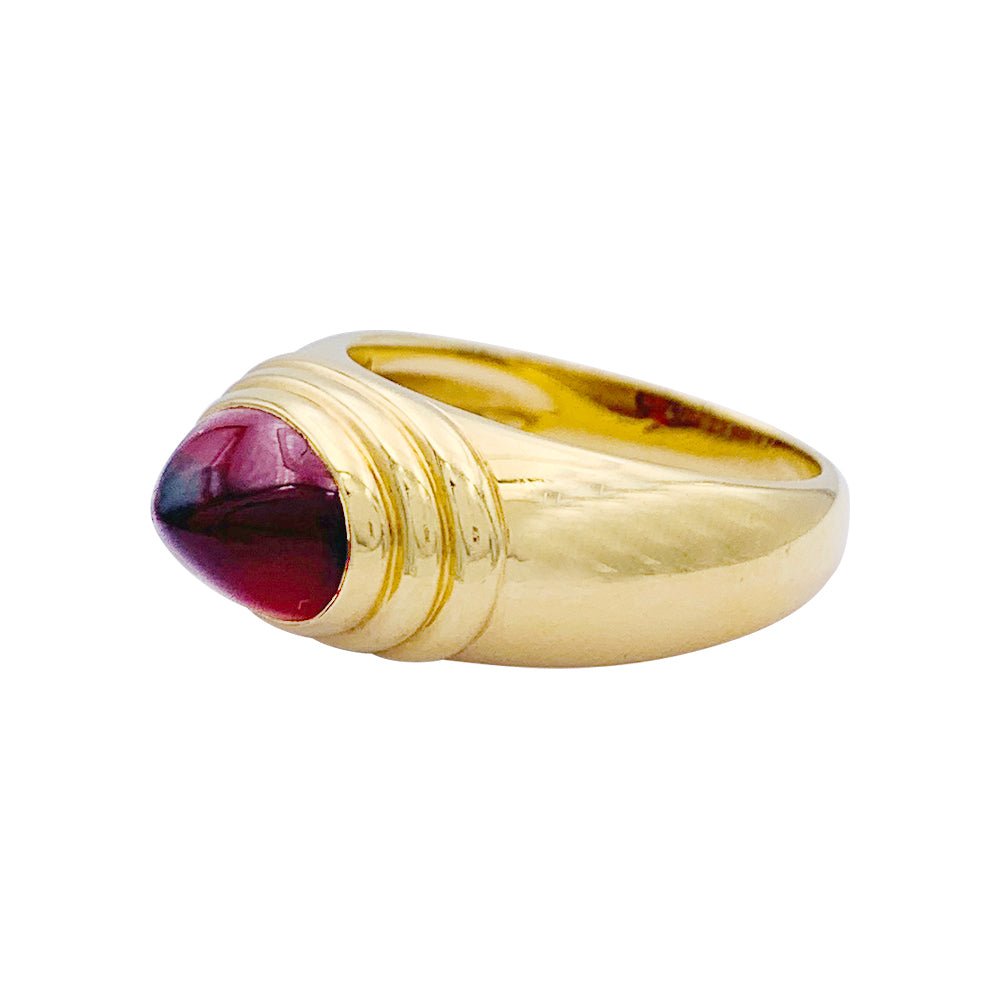 Bague Boucheron,"Jaïpur", or jaune, grenat - Castafiore