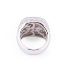 Bague boule en or gris et diamants - Castafiore