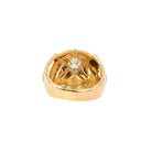 Bague boule or jaune diamant taille ancienne - Castafiore