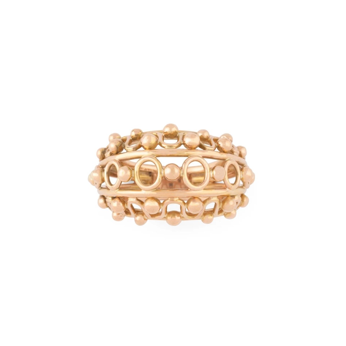 Bague boule or rose de la maison Boucheron - Castafiore