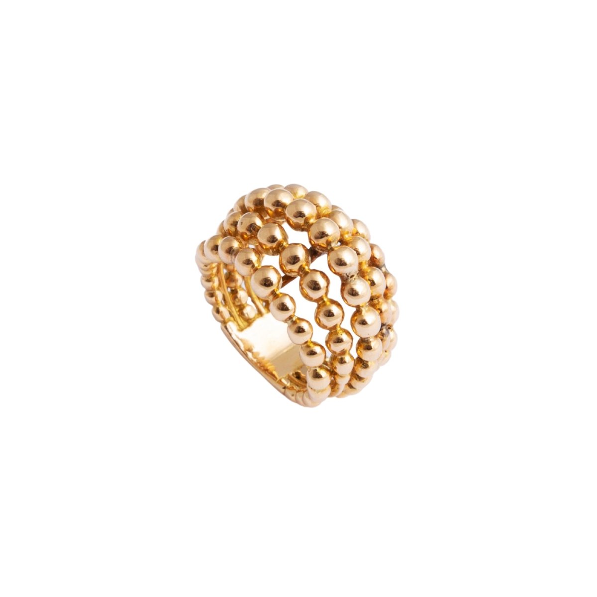 Bague Boules en or jaune - Castafiore