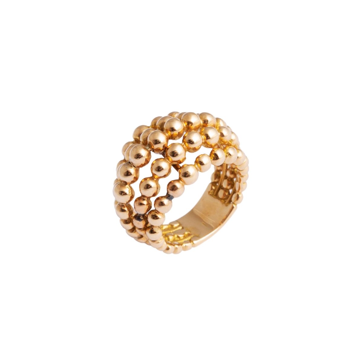 Bague Boules en or jaune - Castafiore